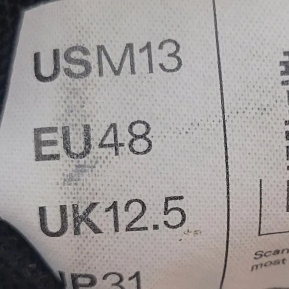 On Running Cloudhorizon Mens Size 13 Black Alloy Textile Synthetic Sneaker Shoes