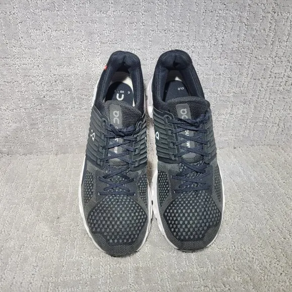On Running Cloudswift 41.99585 Mens Size US 11.5 Black Rock White Sneaker Shoes