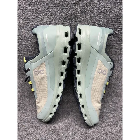 ON RUNNING Cloudvista 'Chalk Moss' Waterproof Running Shoes Size 10