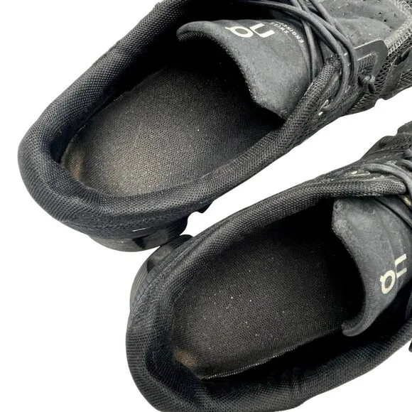 On Running On Cloud 5 Men’s 7 Shoes All Black Running Walking Sneaker Athletic