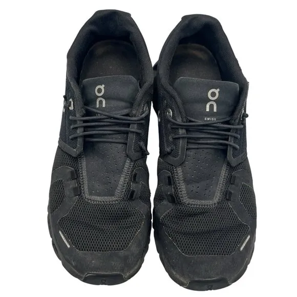 On Running On Cloud 5 Men’s 7 Shoes All Black Running Walking Sneaker Athletic