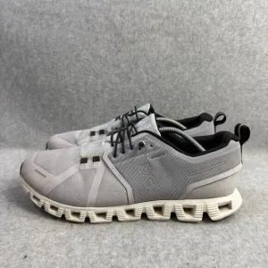 On Running Shoes Womens Size 11 Grey Cloud Waterproof Athletic Running Sneakers