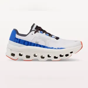 On Running Women’s Cloudmonster Athletic Shoes, Frost/Cobalt, Size US 7.5