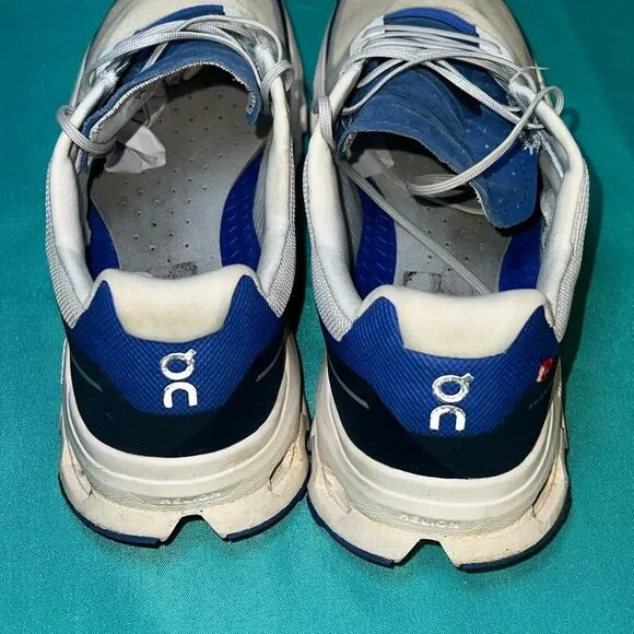 On Cloud CloudVista Mens Running Shoes 10.5 64.99061 Waterproof Frost Ink Blue