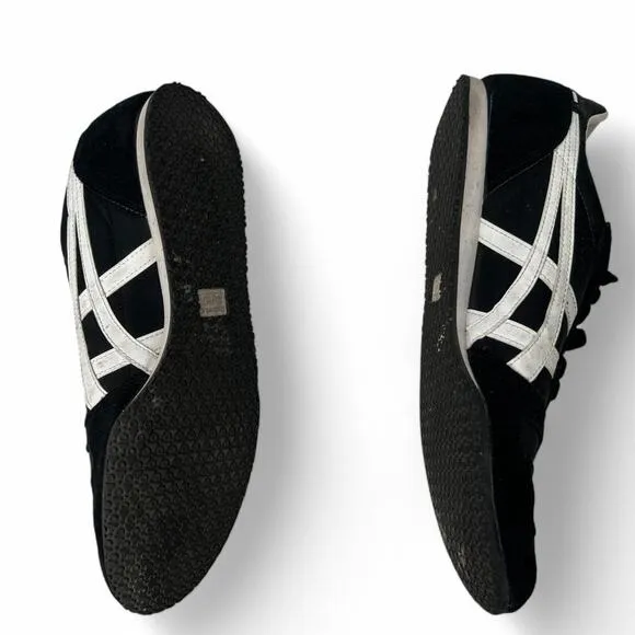 Onitsuka Tiger 11.5 Serrano Shoes Retro Suede Track Sneaker Sports Asics Black