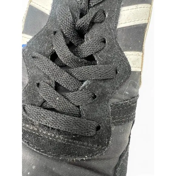 Onitsuka Tiger 11.5 Serrano Shoes Retro Suede Track Sneaker Sports Asics Black