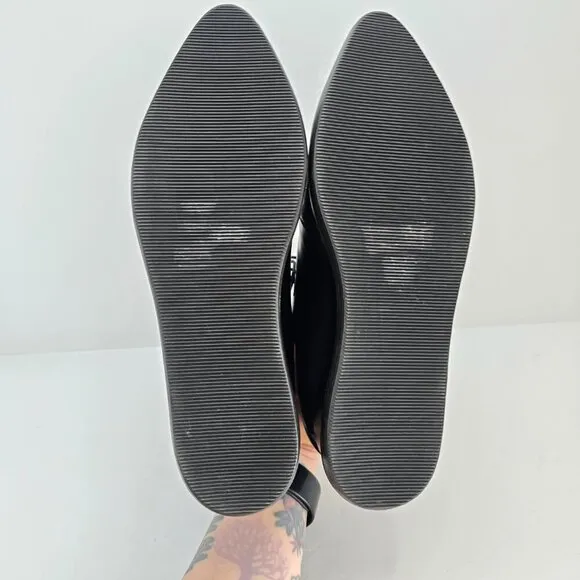 Open Ceremony | Eleanore black leather streetwear platform Oxford shoes WMS 6.5