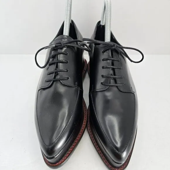Open Ceremony | Eleanore black leather streetwear platform Oxford shoes WMS 6.5