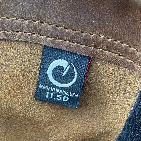 Origin USA The Origin Work Boot 8 inch Big Lug Whiskey Brown Leather Mens 11.5 D