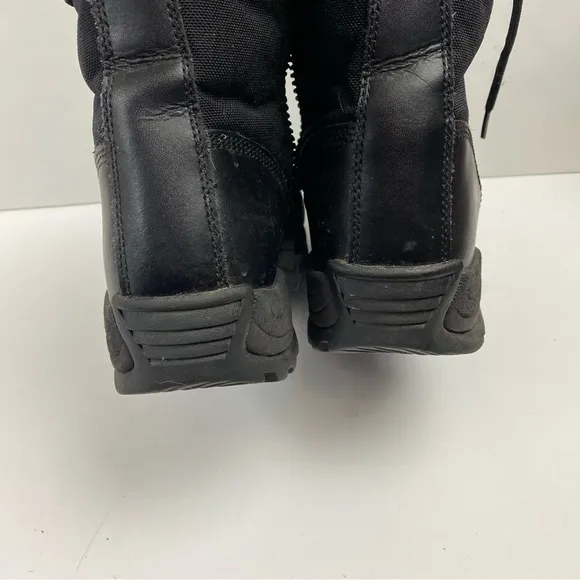 Original SWAT Black Side Zip Boots 8” shaft size 7 227281 Safety Tactical Work
