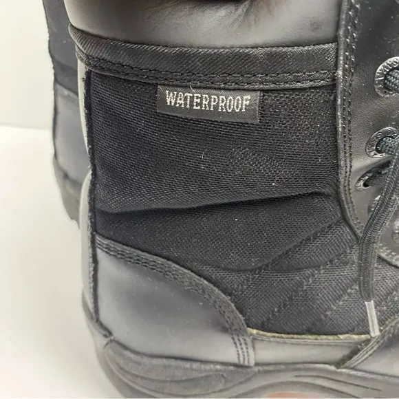 Original SWAT Black Side Zip Boots 8” shaft size 7 227281 Safety Tactical Work