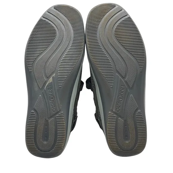 Ortho Feet Gray Suede Perforated Mary Jane Shoe Women's 11