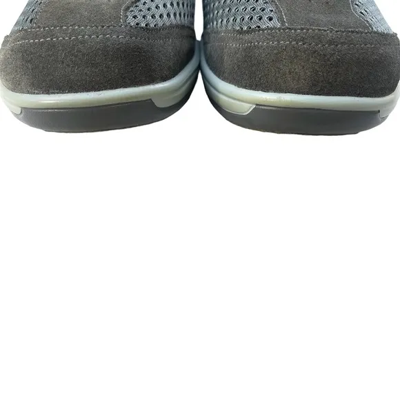 Ortho Feet Gray Suede Perforated Mary Jane Shoe Women's 11