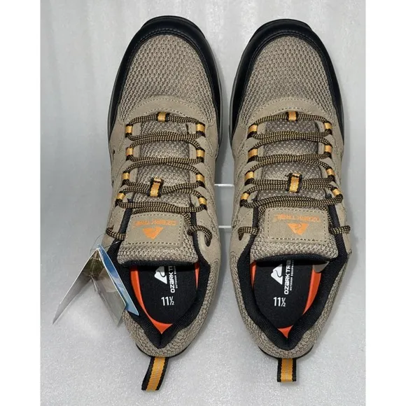 Ozark Trail Taupe Waterproof Lightweight Hiking Shoes Men's Size 11.5 NEW IN BOX