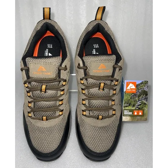 Ozark Trail Taupe Waterproof Lightweight Hiking Shoes Men's Size 11.5 NEW IN BOX