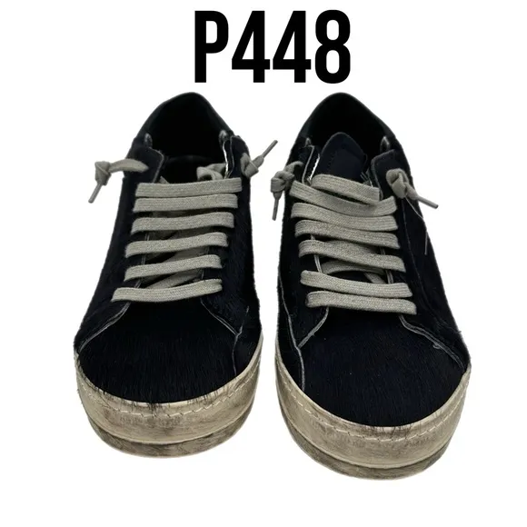 P448 Horsehair Distressed Sneakers 39EU/9US