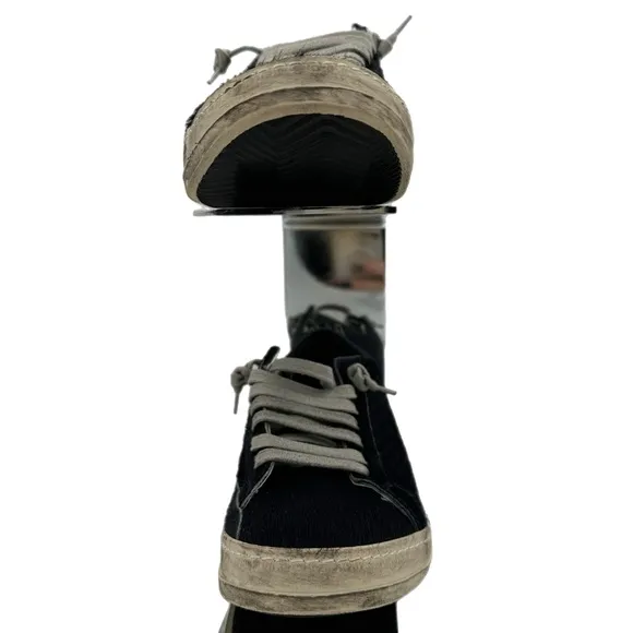 P448 Horsehair Distressed Sneakers 39EU/9US