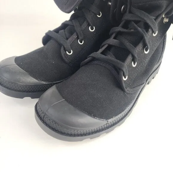 PALLADIUM Baggy Hiking Canva Boots Black 92353060