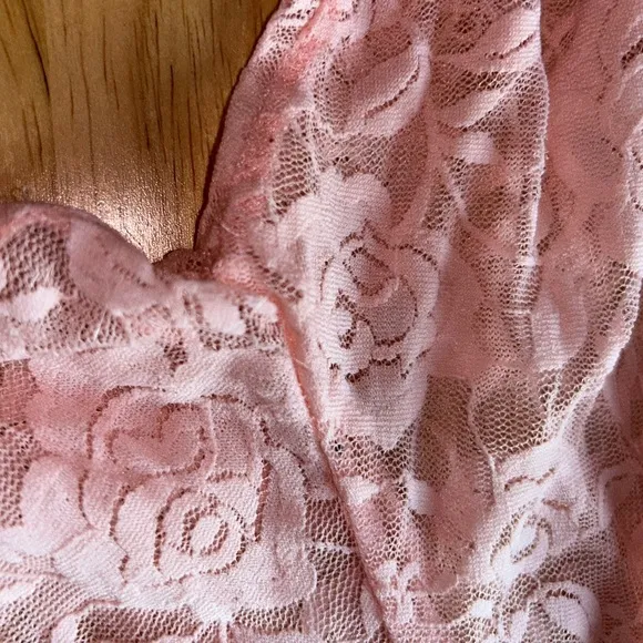 Peach rose lace gothic Knickers pants festival dress skirt retro 80’s rockabilly