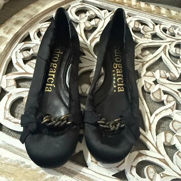 Pedro Garcia Chainlink Ballet Flats Shoes Women’s 36 US 6
