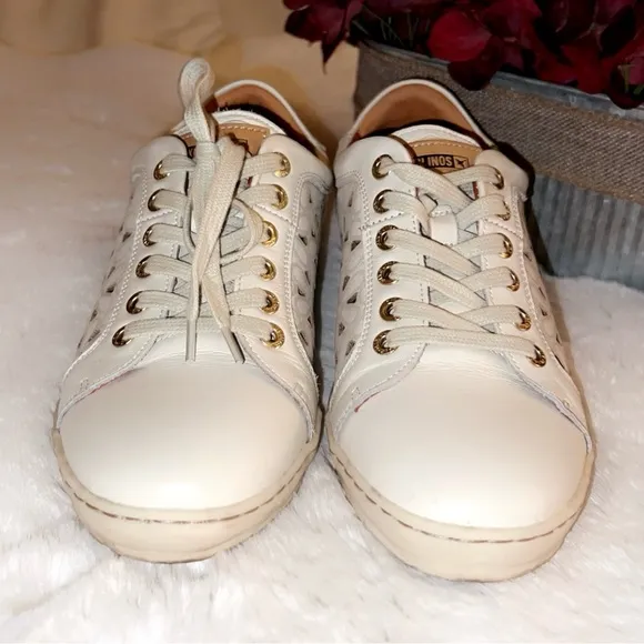 PIKOLINOS Lagos Leather Floral Sneaker