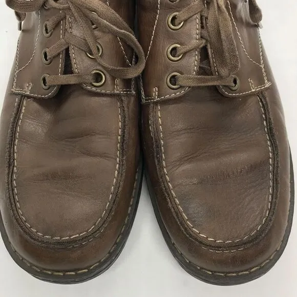 Pikolinos Mens Leather Lace Up Shoes Size EUR 43 US 9.5-10 Brown Casual Dress