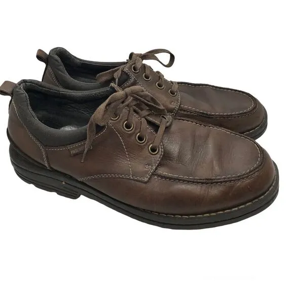 Pikolinos Mens Leather Lace Up Shoes Size EUR 43 US 9.5-10 Brown Casual Dress