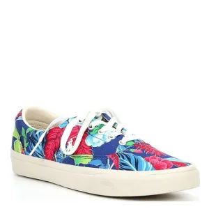 Polo Ralph Lauren Keaton Floral Canvas Sneakers.