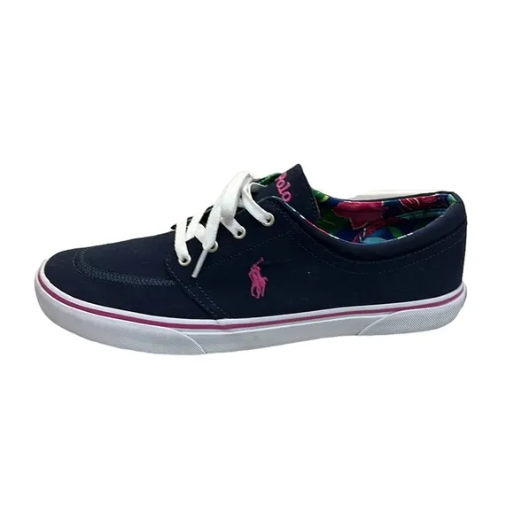 Polo Ralph Lauren Men's Faxon X Canvas Lace-Up Sneakers Size 12
