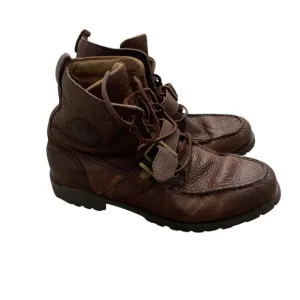 POLO RALPH LAUREN REDMOND BO-CSL LEATHER BOOTS MENS 9D Casual Ankle Shoes