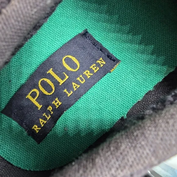Polo Ralph Lauren Shoe Toddler 11 Boys Blue Canvas Sneakers