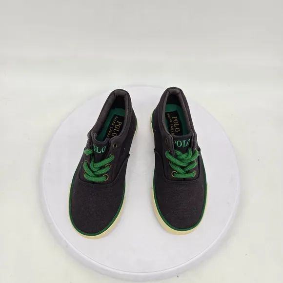 Polo Ralph Lauren Shoe Toddler 11 Boys Blue Canvas Sneakers