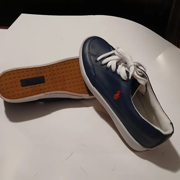 Polo Ralph Lauren Sneakers with Skid-Resistant Sole. Size 9.5D