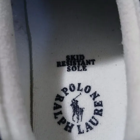 Polo Ralph Lauren Sneakers with Skid-Resistant Sole. Size 9.5D