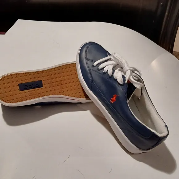 Polo Ralph Lauren Sneakers with Skid-Resistant Sole. Size 9.5D