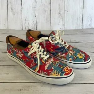 Polo Ralph Lauren Thornton III Tropical Hawaiian Aloha Floral Sneakers