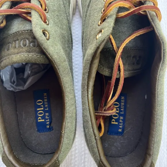 Polo Ralph Lauren Vaughn Fashion Casual Sneakers Green Size 11