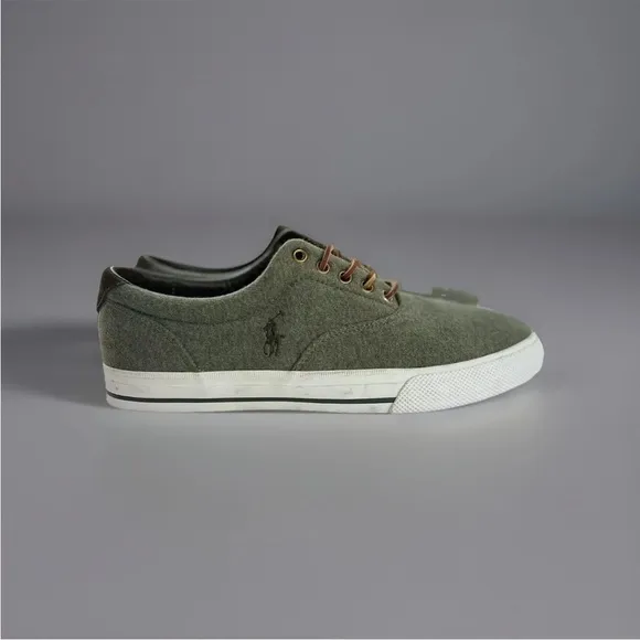 Polo Ralph Lauren Vaughn Fashion Casual Sneakers Green Size 11