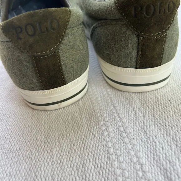 Polo Ralph Lauren Vaughn Fashion Casual Sneakers Green Size 11