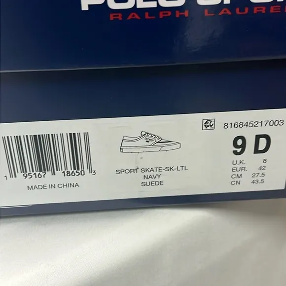 Polo sports Ralph Lauren’s men’s boat shoes NWT/BOX