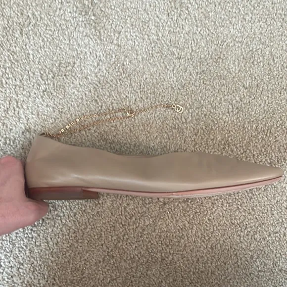 Porte and Paire Ankle Chain Flats