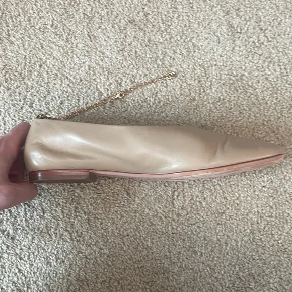 Porte and Paire Ankle Chain Flats