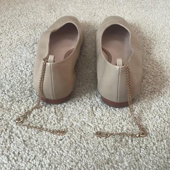 Porte and Paire Ankle Chain Flats