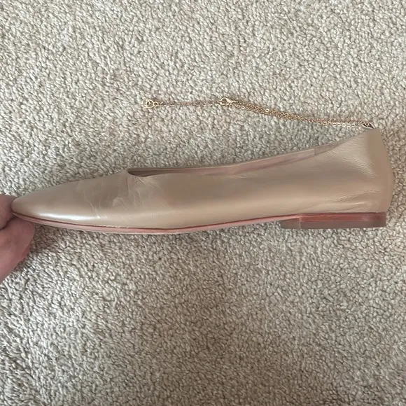 Porte and Paire Ankle Chain Flats