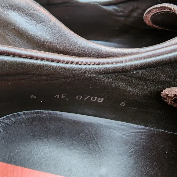 Prada Men's Leather Casual Dress Shoes Prada Size 6 US 7 Made in Italy  🇮🇹