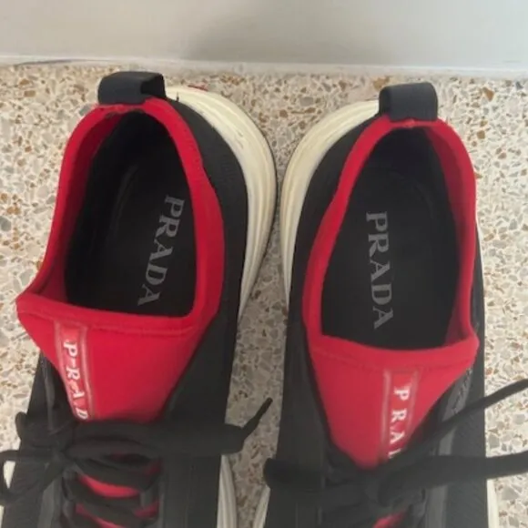 Prada Neoprene Rete Sneakers Mens