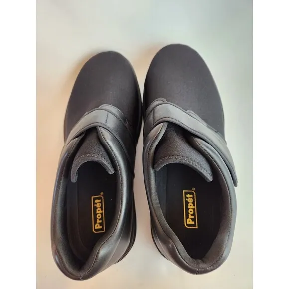 Propet Shoes Mens sz 15 XX (5E) Black  Diabetic Medical Edema Walking Shoes MPED