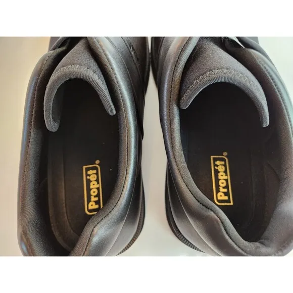 Propet Shoes Mens sz 15 XX (5E) Black  Diabetic Medical Edema Walking Shoes MPED