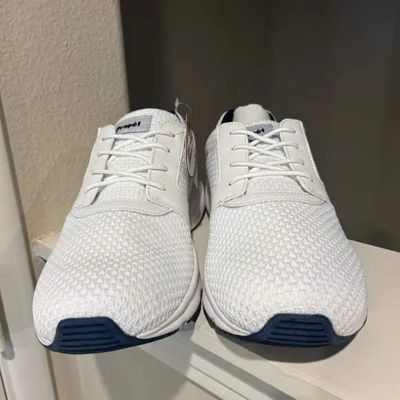 Propet Stability X MAA012M Shoes Mens Sz 10.5 X (3E) Walking Athletic White Navy