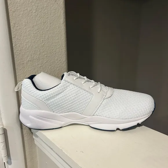Propet Stability X MAA012M Shoes Mens Sz 10.5 X (3E) Walking Athletic White Navy
